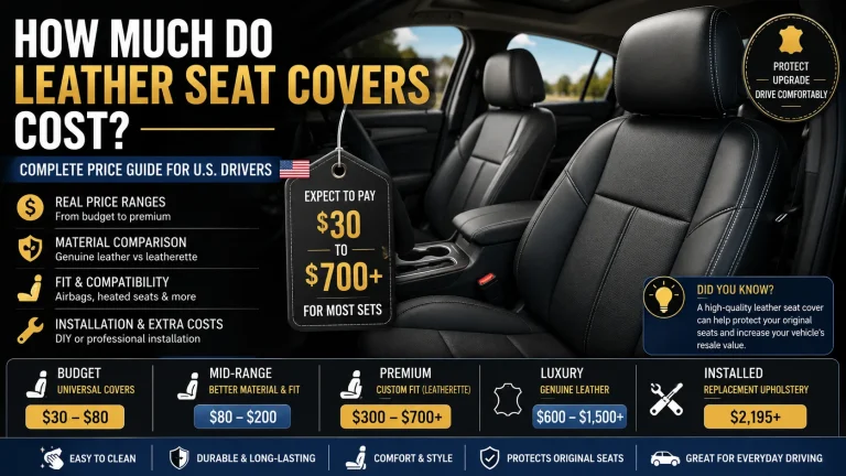 How Much Do Leather Seat Covers Cost
