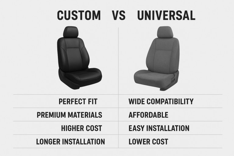Custom Fit vs Universal Seat Covers: Fit & Finish Compared