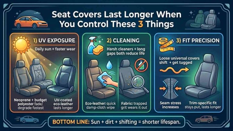 How Long Do Custom Seat Covers Last? Average Lifespan & Care Tips