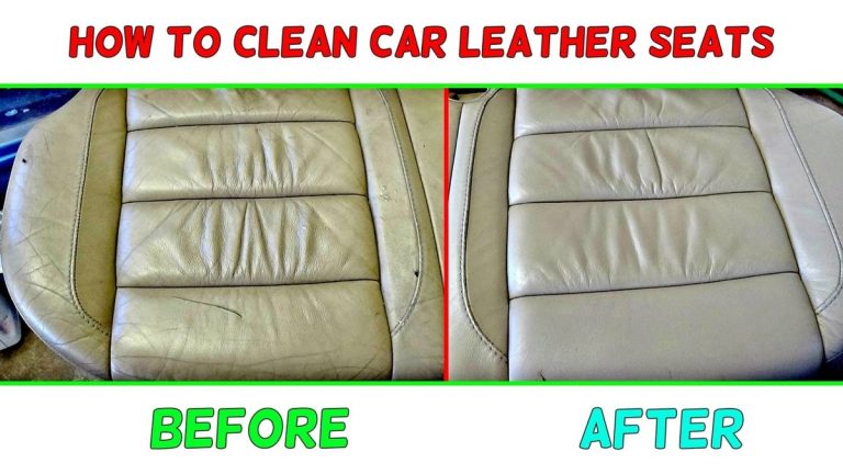 How to Clean Leather Car Seats Without Damage: Easy Method