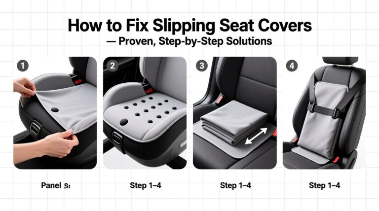 How to Stop Seat Covers from Sliding: Secure Fit Guide
